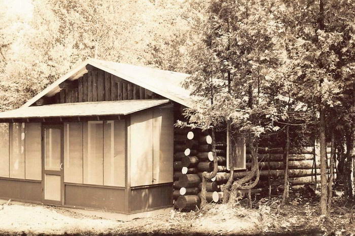 Allenville Michigan Postcard Rppc Dukes Resort Sunset View